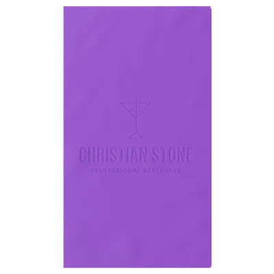 Custom Debossed Guest Towel Napkin - Custom Promo Now - UK