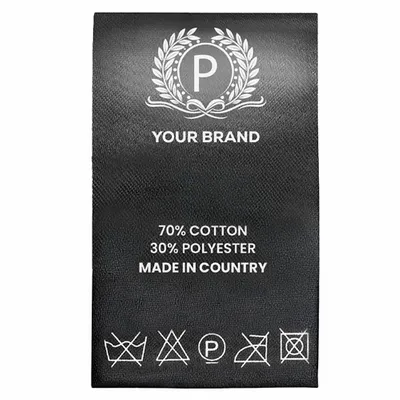 Printed Care Labels - Custom Promo Now - UK