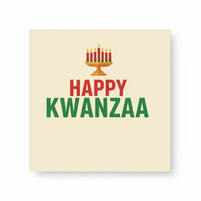 Kwanzaa Napkins - Custom Promo Now - UK