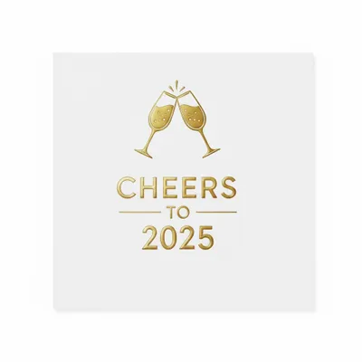 New Years Napkins - Custom Promo Now - UK