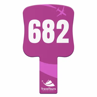 Custom Auction Paddles - Custom Promo Now - UK