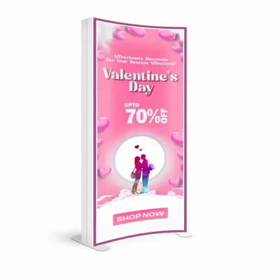 SEG Curved Lit Display - Custom Promo Now - UK