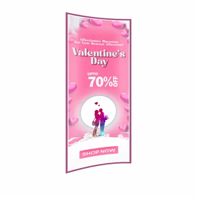 SEG Curved Lit Display Graphics - Custom Promo Now - UK