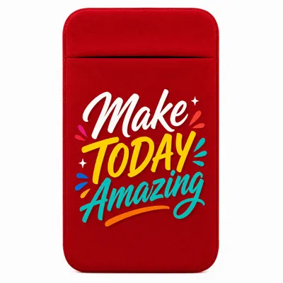 Lycra Phone Card Wallet - Custom Promo Now - UK