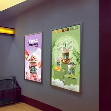 Aluminium Photo Frame Slim light Box - Custom Promo Now - UK