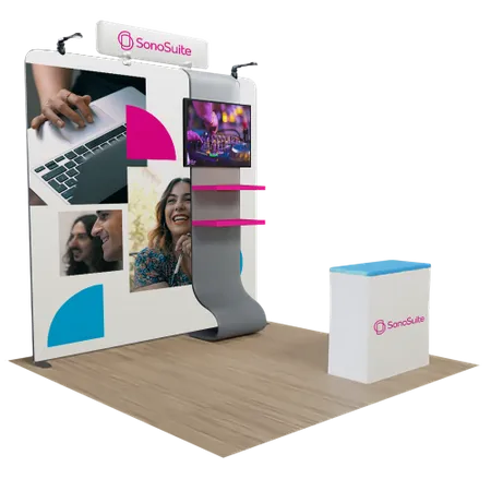 Expositores Multimedia Personalizables - Custom Promo Now - UK