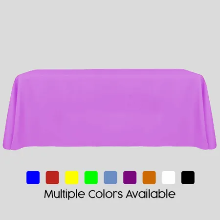 Blank Rectangle Table Throw Cover - Custom Promo Now - UK