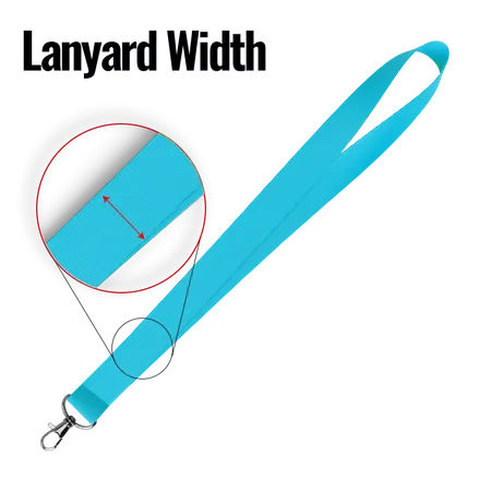Lanyard Width Lanyard Width - Custom Promo Now - UK