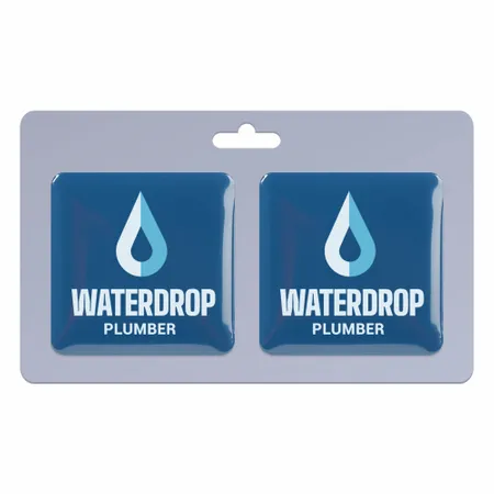 2 pack_Square Lapel Pin 1.25 inch - Custom Promo Now - UK