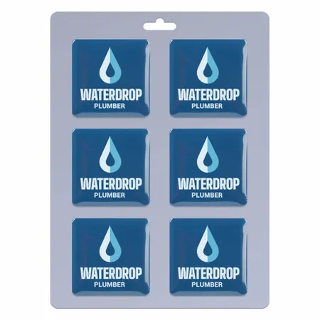 6 pack_Square Lapel Pin 1.25 inch - Custom Promo Now - UK