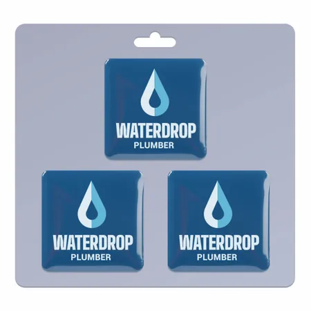 3 pack_Square Lapel Pin 1.25 inch - Custom Promo Now - UK