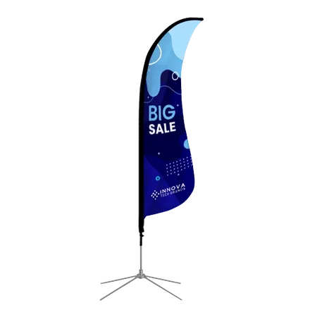 Shark Fin Flag - Custom Promo Now - UK