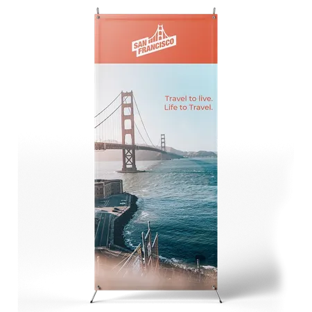 Korean Style X Banner Stands - Custom Promo Now - UK