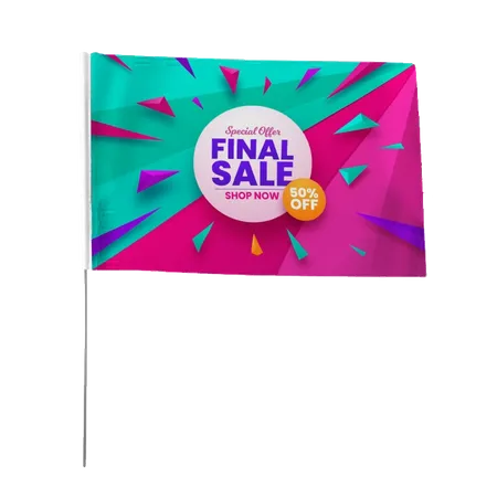 Hand Flag - Custom Promo Now - UK