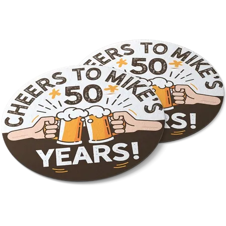 Paper Coasters - Custom Promo Now - UK