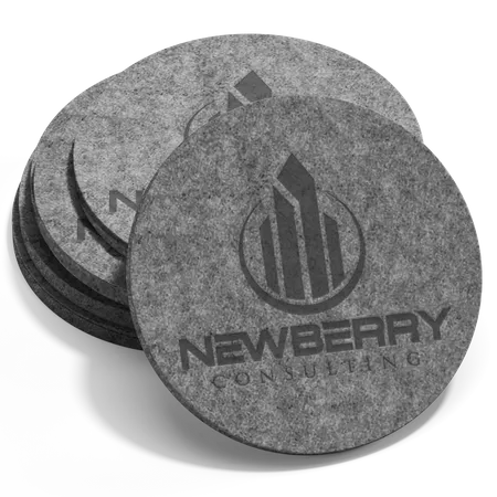 Absorbent Felt Coaster - Custom Promo Now - UK