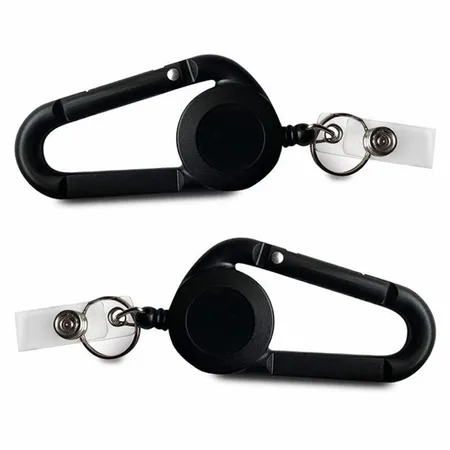 Carabiner Clip Badge Reel Keychain Carabiner Clip Badge Reel Keychain - Custom Promo Now - UK