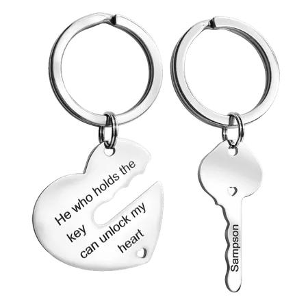 Metal Keychain for Couples Metal Keychain for Couples - Custom Promo Now - UK
