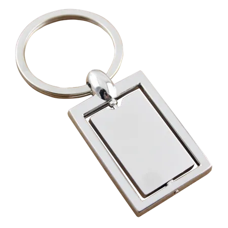 Spinning Square Metal Keychain Spinning Square Metal Keychain - Custom Promo Now - UK
