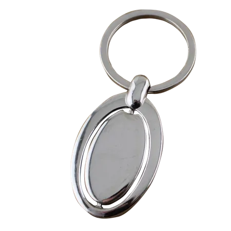Spinning Oval Metal Keychain Spinning Oval Metal Keychain - Custom Promo Now - UK
