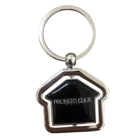 Spinning House Metal Keychain Spinning House Metal Keychain - Custom Promo Now - UK