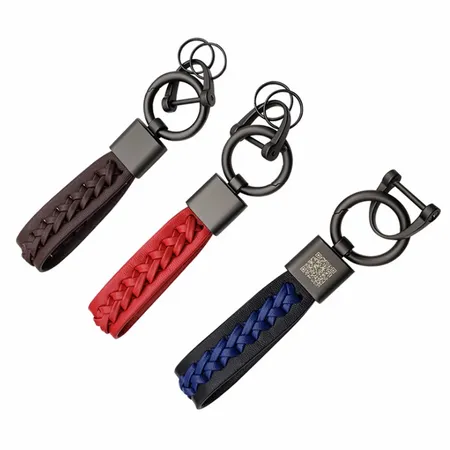 Versatile Laser Cut Leather Keychain Versatile Laser Cut Leather Keychain - Custom Promo Now - UK