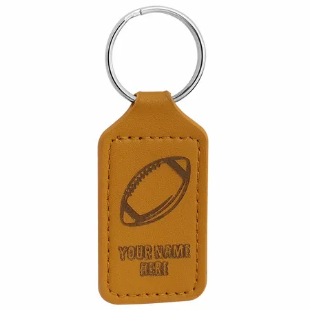 Durable Debossed Leather Keychain Durable Debossed Leather Keychain - Custom Promo Now - UK