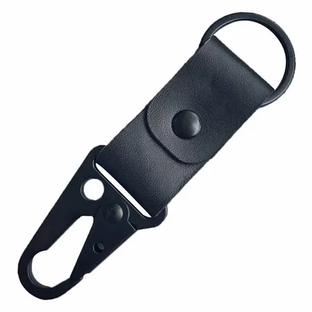 Leather Button Keychain Leather Button Keychain - Custom Promo Now - UK