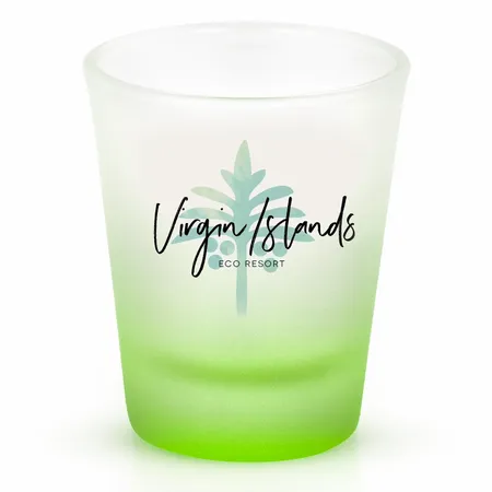Frosted Glass Shot Glass - Custom Promo Now - UK