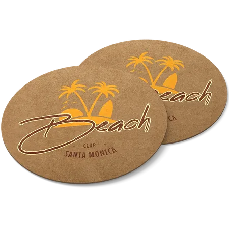 Kraft Paper Coaster - Custom Promo Now - UK