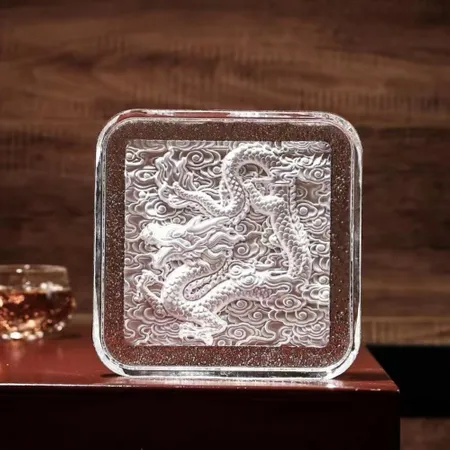 Customized Crystal Carving Coaster - Custom Promo Now - UK