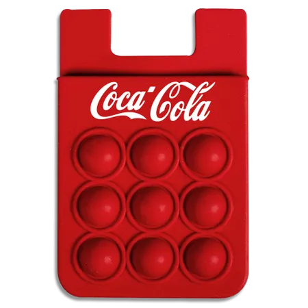 Silicone Push Pop Up Phone Wallet - Custom Promo Now - UK