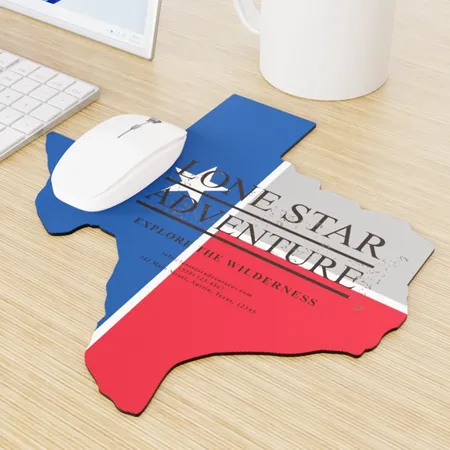 Custom Shape Die Cut Mouse Pad Custom Shape Die Cut Mouse Pad - Custom Promo Now - UK