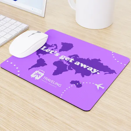 Custom Printed Rectangular Mouse Pad Custom Printed Rectangular Mouse Pad - Custom Promo Now - UK