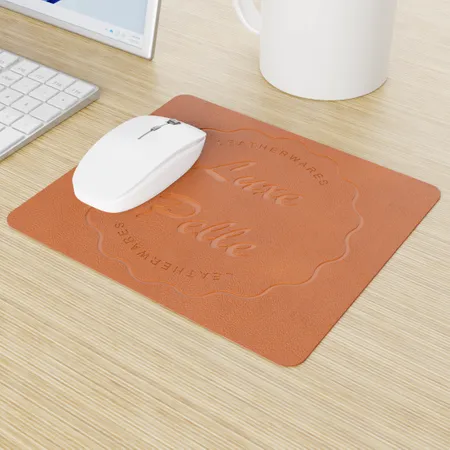 Custom Leather Mouse Pad Custom Leather Mouse Pad - Custom Promo Now - UK