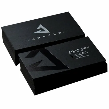 Embossed Gloss Business Cards - Custom Promo Now - UK