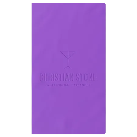 Custom Debossed Guest Towel Napkin - Custom Promo Now - UK