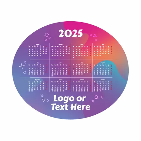 Colorful Gradient Calendar Mouse Pad Colorful Gradient Calendar Mouse Pad - Custom Promo Now - UK
