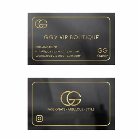 Foil Business Cards - Custom Promo Now - UK