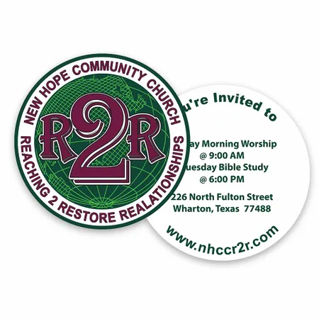 Circle Business Cards - Custom Promo Now - UK