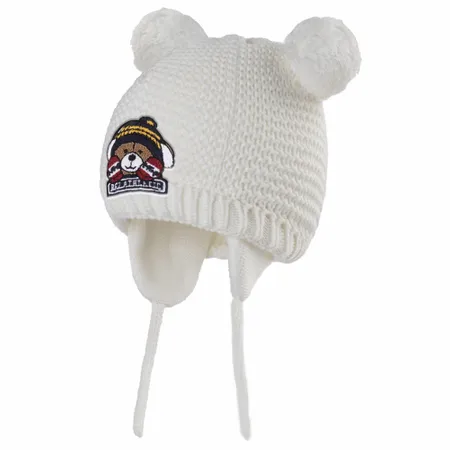 Mouse Ears Cotton Kid Beanies with Earflaps - Custom Promo Now - UK