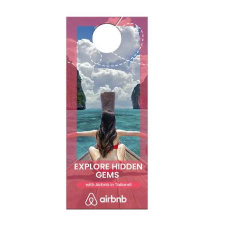 Rectangle Door Hangers Rectangle Door Hangers - Custom Promo Now - UK
