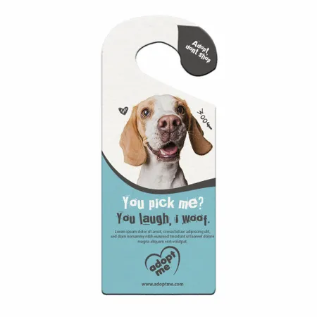 Oval Claw Door Hangers Oval Claw Door Hangers - Custom Promo Now - UK