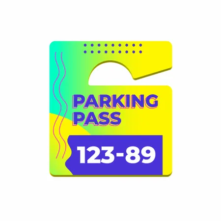 Small Parking Passes Small Parking Passes - Custom Promo Now - UK