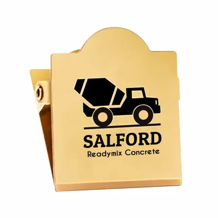 Brass Binder Clips - Custom Promo Now - UK