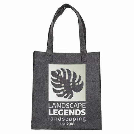 Small Light Gray Felt Mood Bag Small Light Gray Felt Mood Bag - Custom Promo Now - UK