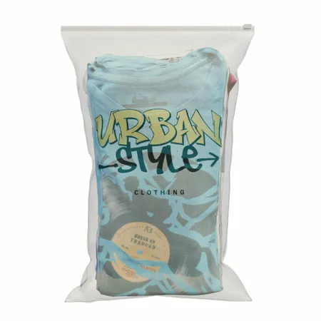 Zipper Frosted Bag - Custom Promo Now - UK