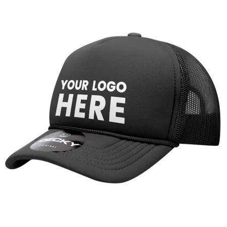 Decky 7010 - Youth 5 Panel Mid Profile Structured Foam Trucker, Kids Foam Trucker Hat, Mesh Back Decky 7010 - Youth 5 Panel Mid Profile Structured Foam Trucker, Kids Foam Trucker Hat, Mesh Back - Custom Promo Now - UK