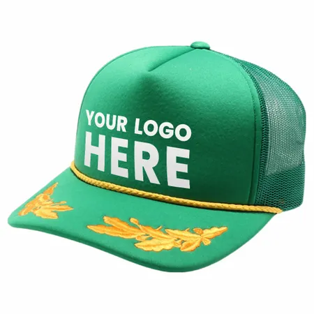 Pitbull Cambridge PB321 5 Panel Sponge Bay Leaf Hat Pitbull Cambridge PB321 5 Panel Sponge Bay Leaf Hat - Custom Promo Now - UK