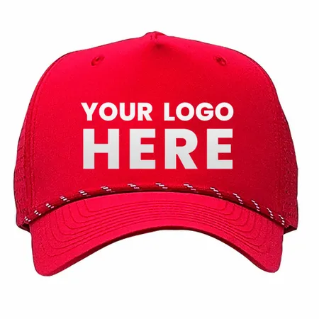 Cobra XFR 5 Panel Structured Perforated Laser Cut Back Hat, Mix Colors Rope Cobra XFR 5 Panel Structured Perforated Laser Cut Back Hat, Mix Colors Rope - Custom Promo Now - UK